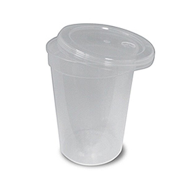 Fineline Tiny Temptations 6404-L Clear Dome Lid for 4 oz. Tiny Tumbler -  10/Pack - Splyco